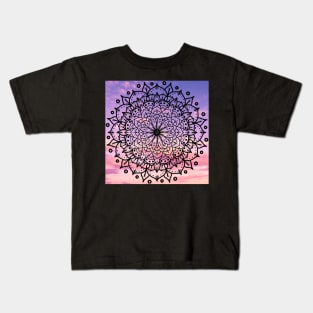 SUNSET MANDALA Kids T-Shirt